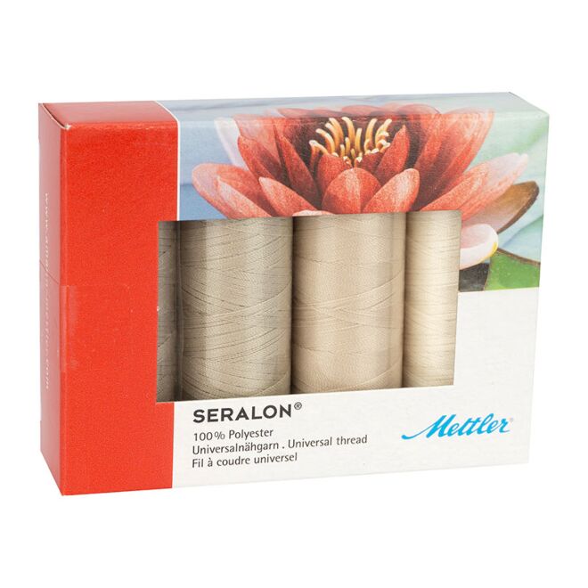 Amann Mettler SERALON Beige-Kit (4 Farben / 200m)