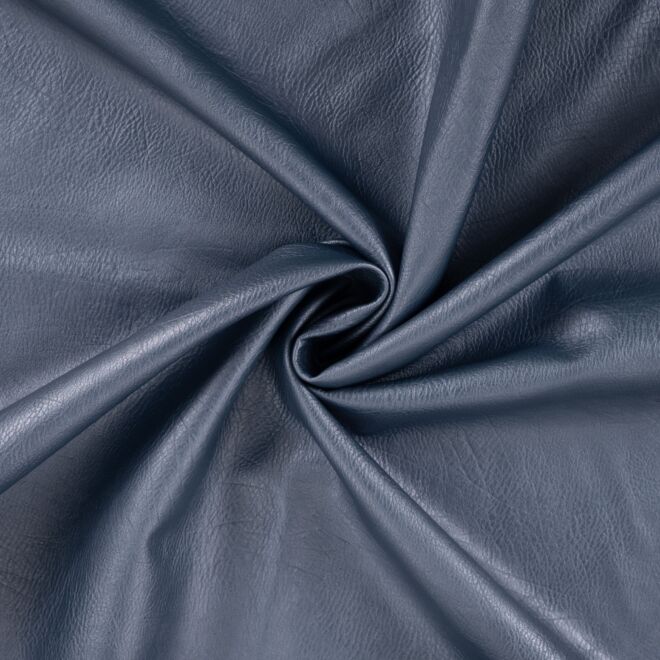 Vintage faux leather denim blue