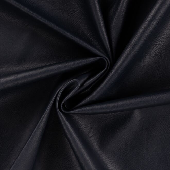 Vintage faux leather navy