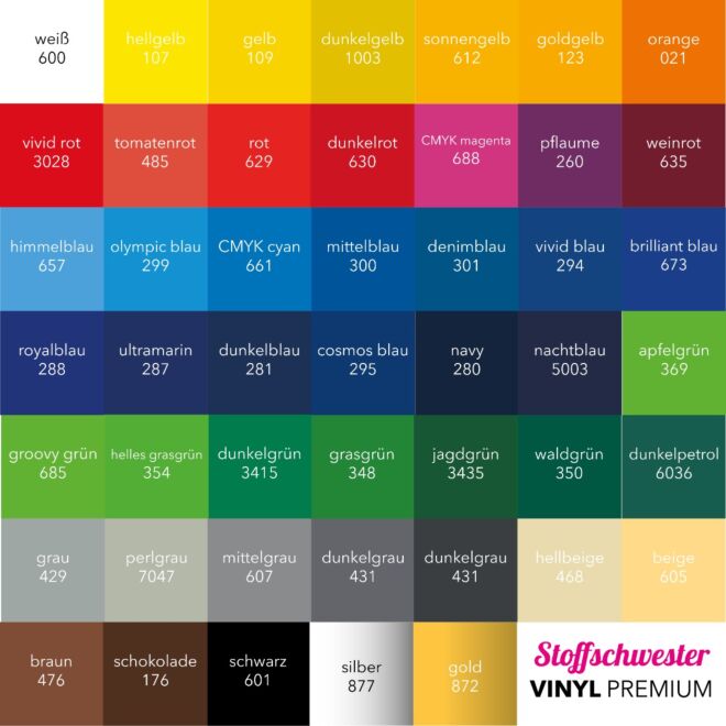 Plotterfolie Vinylfolie Ritrama Premium