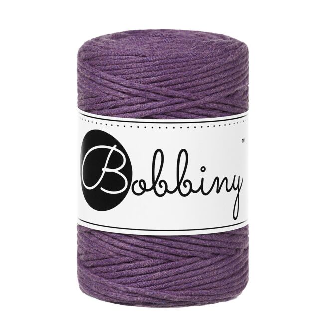 Bobbiny 1.5mm macrame cord violet (100m)