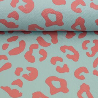 Happy Leo by Cherry Picking faux leather mint/coral