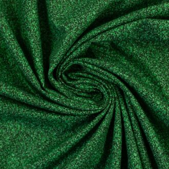 Cotton woven fabric glitter green