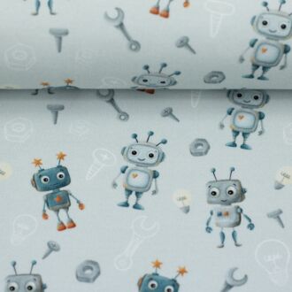 Jersey Hello Robot! Light mint