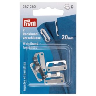 Prym skirt waistband fastener 20mm