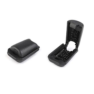 4mm Clip-Kordelende schwarz