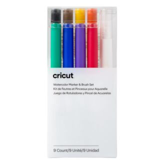 Cricut Set Aquarellstifte & -pinsel (9 Stk.)
