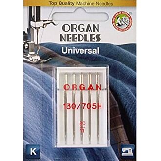 Organ sewing machine needles Universal 80 blister pack