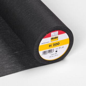 Vlieseline H 200 iron-on interlining black