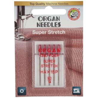 Organ sewing machine needles Super Stretch 90 Blister Pack