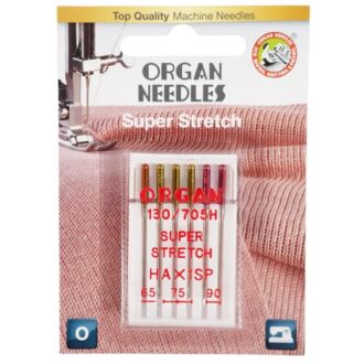 Organ sewing machine needles Super Stretch assortment 65-90 blister pack
