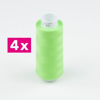 Amann-Mettler Trojalock overlock thread No. 120, 4x 2500m/same color - color light green