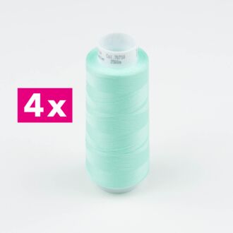 Amann-Mettler Trojalock overlock thread No. 120, 4x 2500m/same color - color mint green