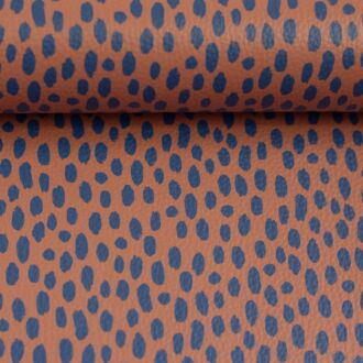 Brush & Wild faux leather brown/petrol
