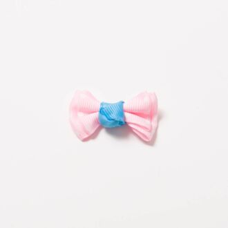 Grosgrain-Schleife Multi II 4cm Punkte rosa-weiß-blau
