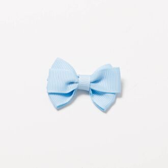 Grosgrain-Schleife Uni 4,5cm hellblau