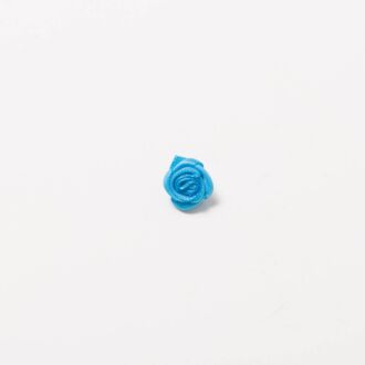 Satinrose 1,5cm türkis