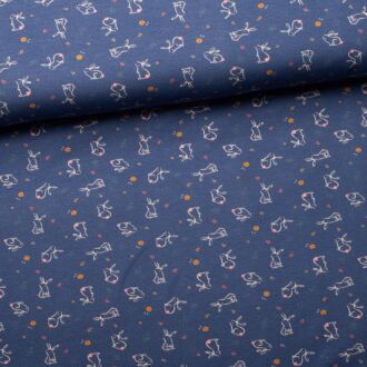 Jersey bunny meadow navy