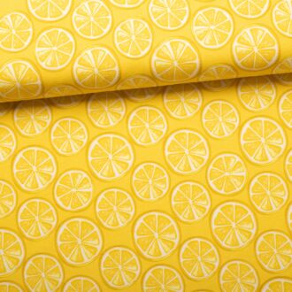 Melody lemon yellow cotton jersey