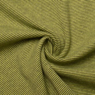 Striped cuffs lime/olive green