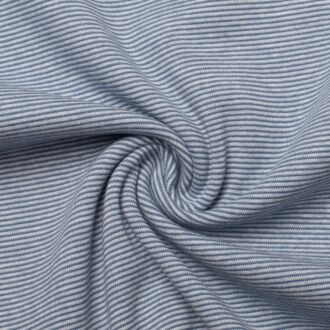 Striped cuffs denim blue/light blue