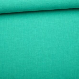 Stonewashed linen emerald green
