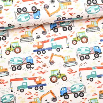 Cotton jersey Sharky mint