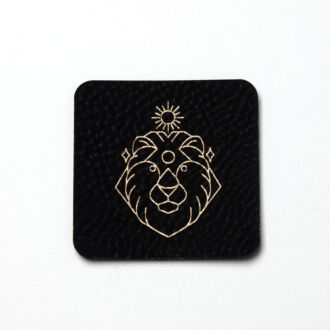 Leatherette label 