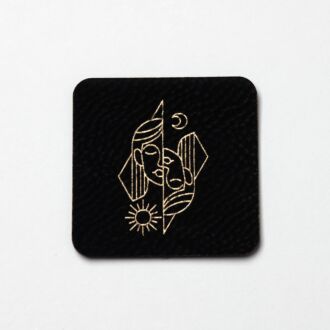 Imitation leather label 
