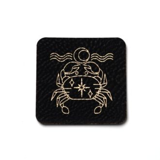 Faux leather label 