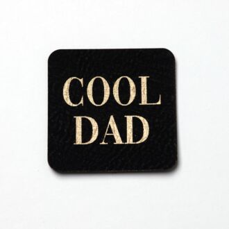 Faux leather label 