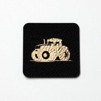 Leatherette label