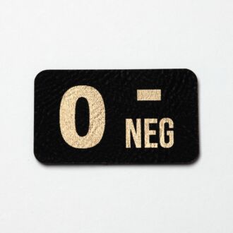 Imitation leather label 