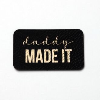 Leatherette label 