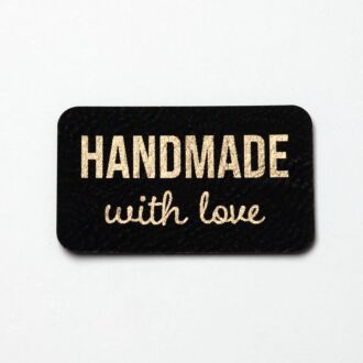 Imitation leather label 