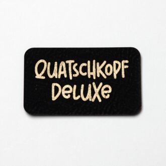 Leatherette label 