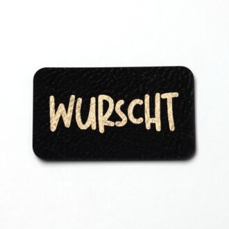 Imitation leather label 