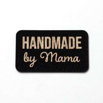 Faux leather label 