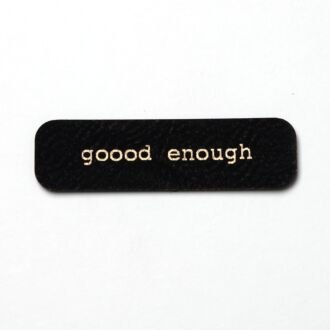 Leatherette label 