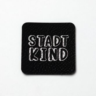 Faux leather label 