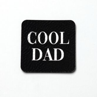 Faux leather label 