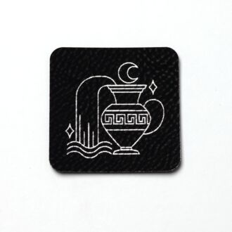 Leatherette label