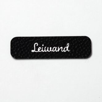 Leatherette label 