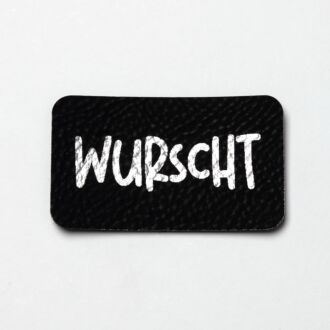 Imitation leather label 