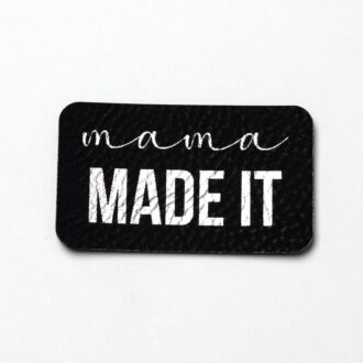 Faux leather label 