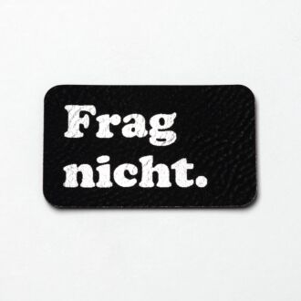 Imitation leather label 