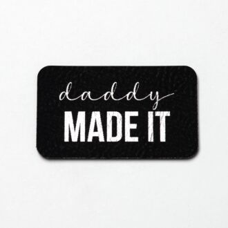 Leatherette label 