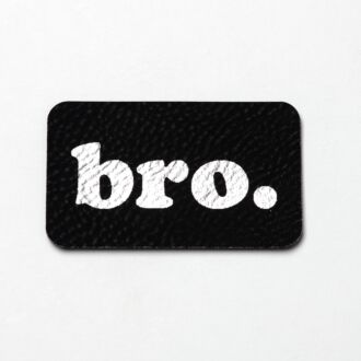 Leatherette label 