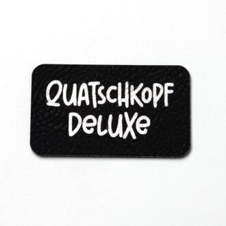 Leatherette label 