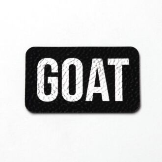Faux leather label 